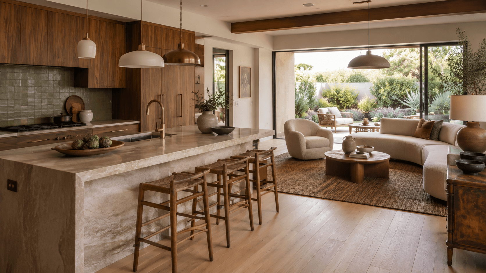 Orange County kitchen and living room - 2027 design trends by US Floor Design Center